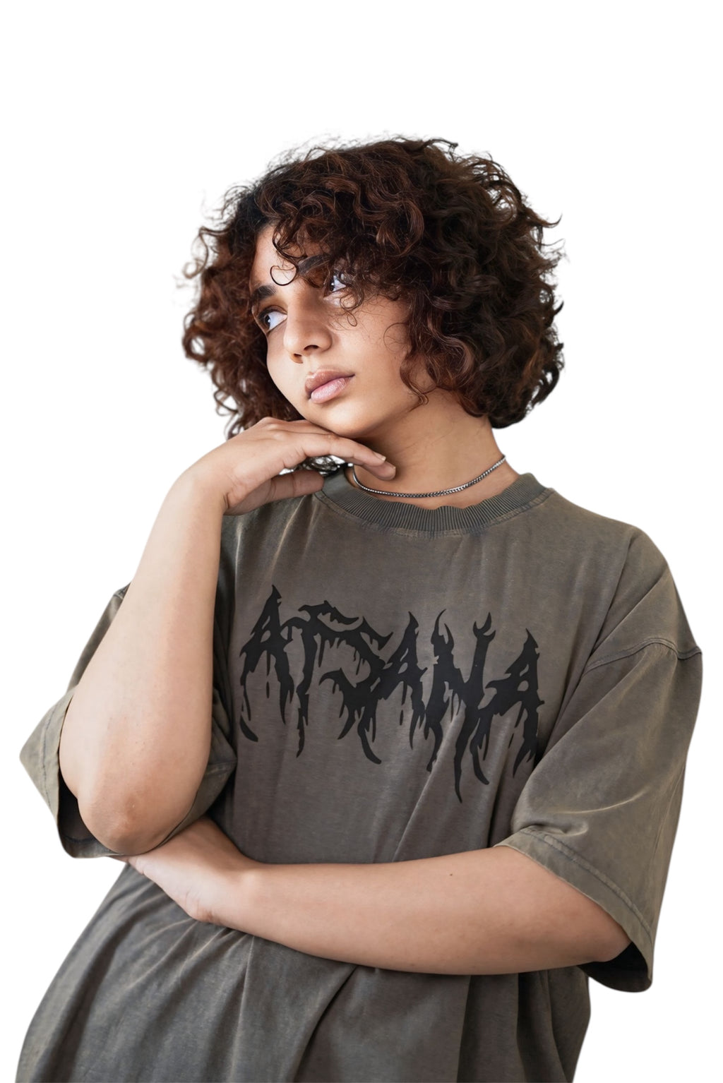 VOID BUNNY ACID WASH TEE