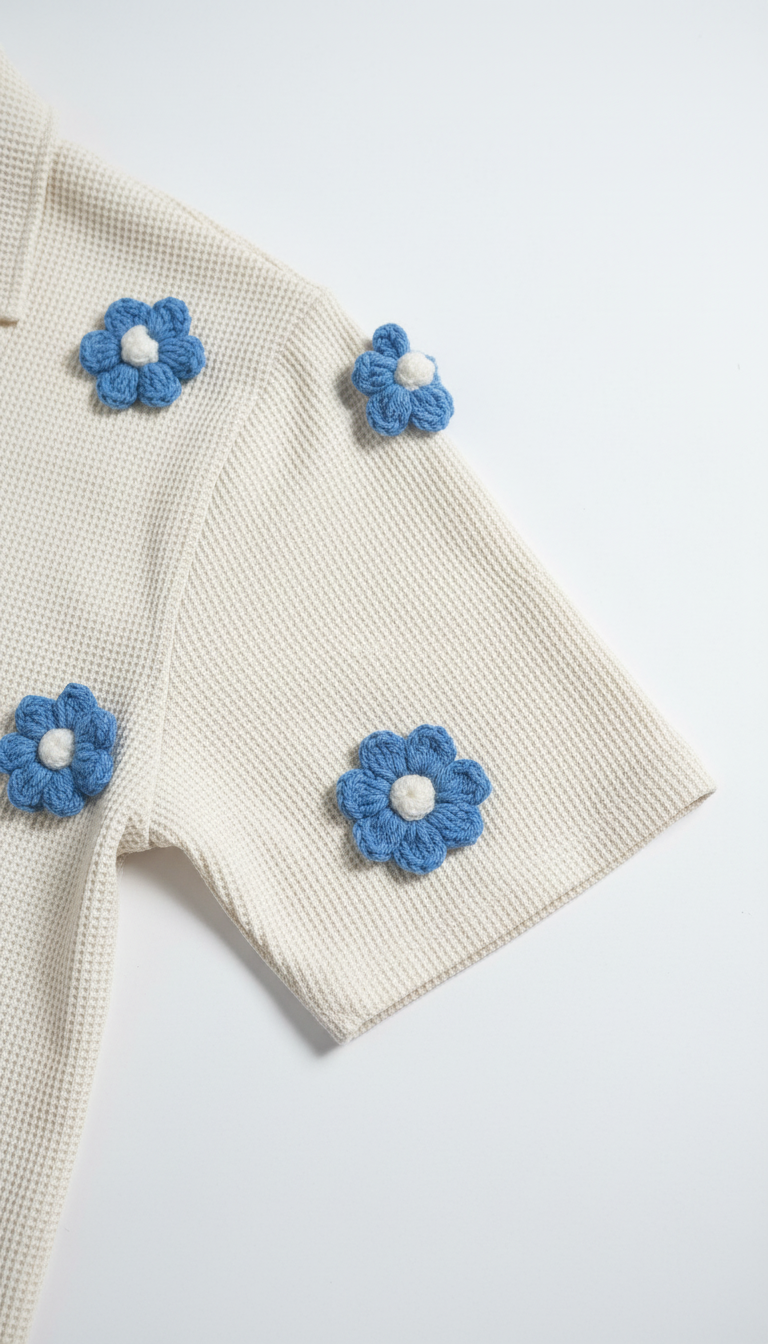 Crochet Daisy Shirt