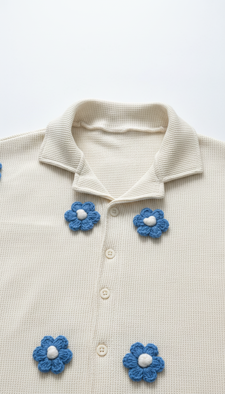Crochet Daisy Shirt