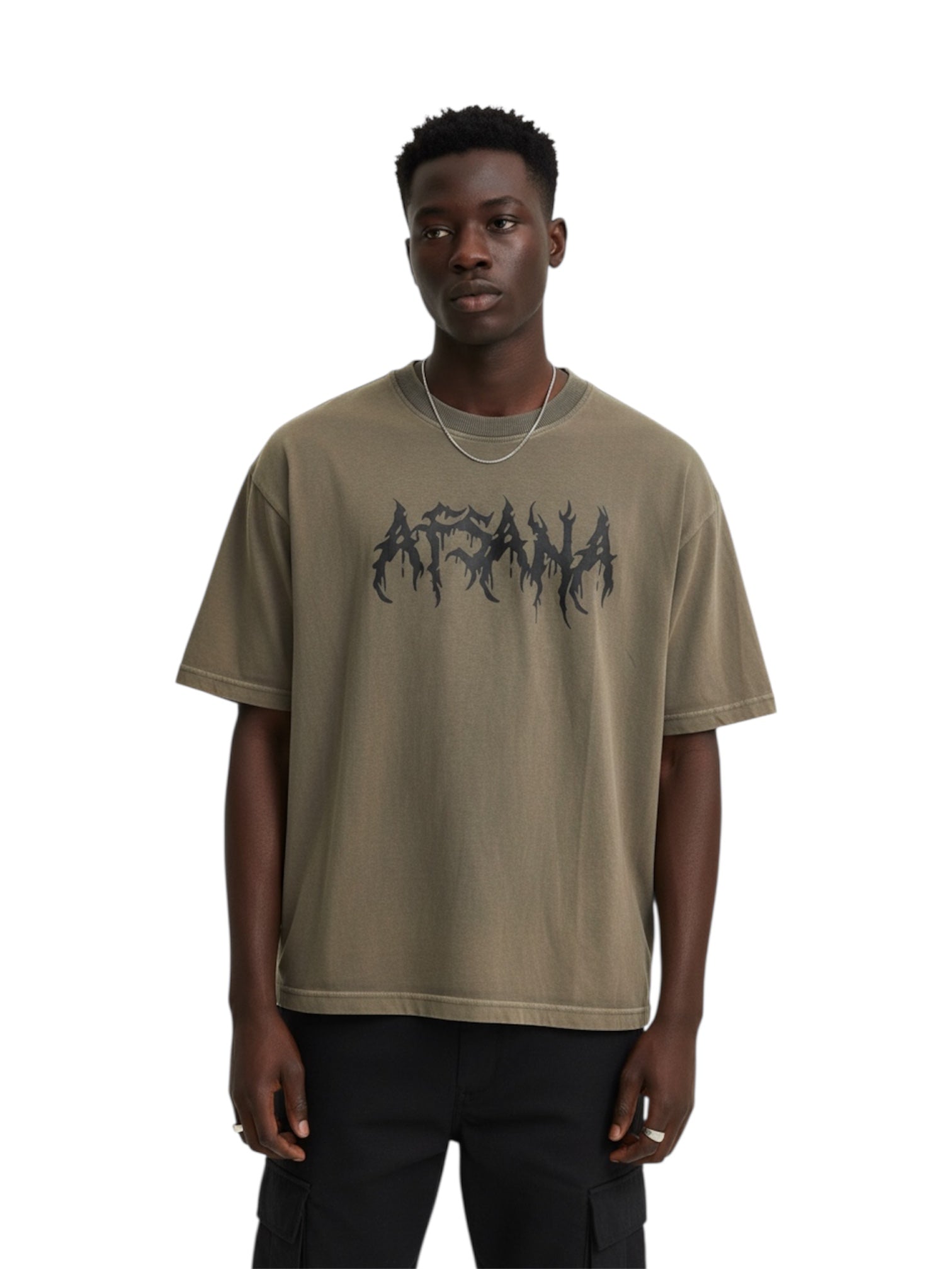 VOID BUNNY ACID WASH TEE