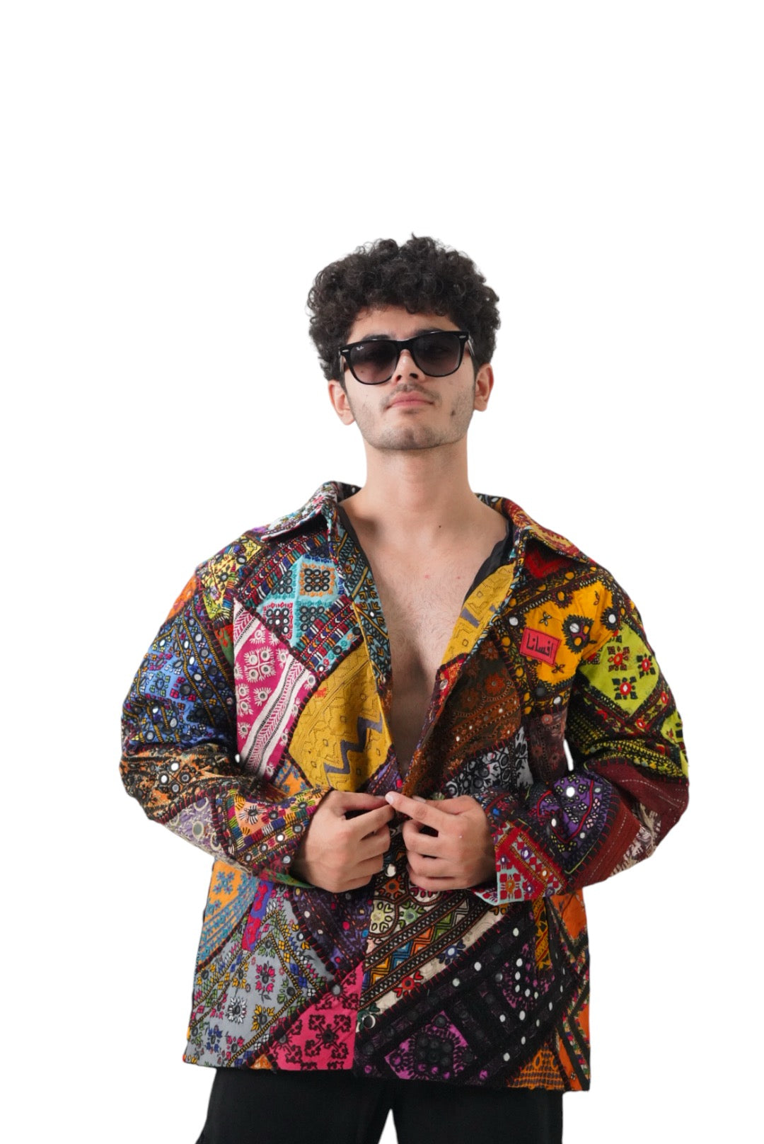 Heritage Grid Handcrafted Jacket front view