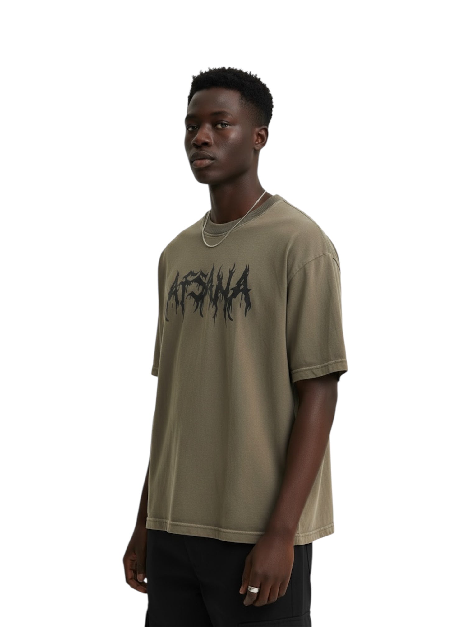 VOID BUNNY ACID WASH TEE