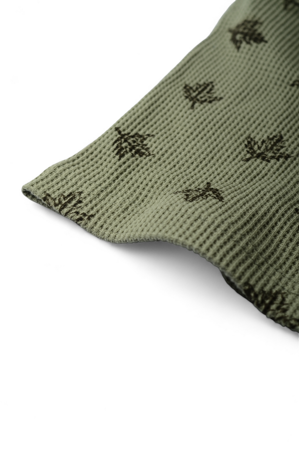 SAGE GREEN BLOCK PRINTED SHIRT